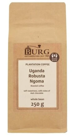 Burg Uganda Robusta Ngoma 250 G Coffee Beans