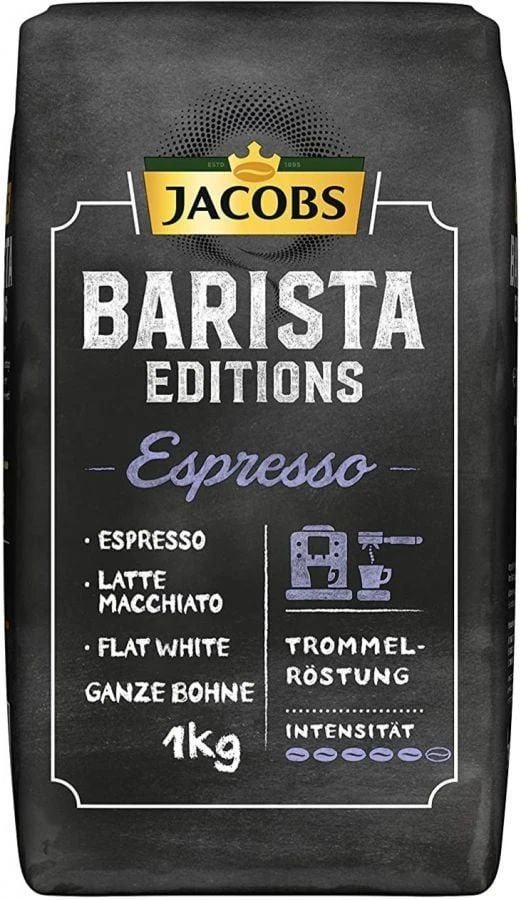 Jacobs Barista Editions Espresso 1 Kg Roasted Coffee Beans