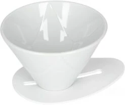 Hario V60 One Pour Ceramic Dripper Mugen Size 02, White