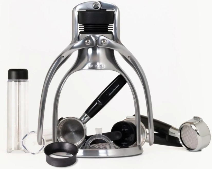 ROK EspressoGC Manual Espresso Machine, Explorer Edition Bundle
