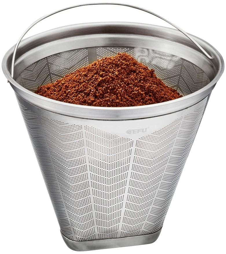 Gefu Flavo Reusable Steel Coffee Filter, Size 04