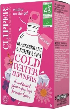 Clipper Organic Blackcurrant & Echinacea Cold Water Infusers 10 Bags