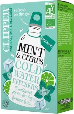 Clipper Organic Mint & Citrus Cold Water Infusers 10 Bags