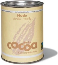Becks Nude Organic Vanilla Drinkig Chocolate Powder 250 G