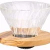 Hario Olive Wood V60 Glass Dripper Size 01