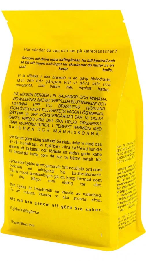 Lykke Espresso BAM BAM 500 G Coffee Beans - Image 3